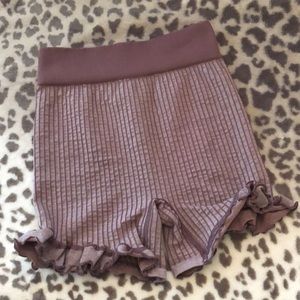 Free People Ruffle Shorts